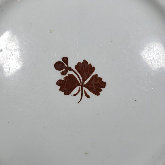Lunch Plate Tea Leaf 7.75 Inch Royalstone China Wedgwood & Co. Antique Ironstone - Picture 2 of 5